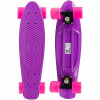 скейтборд maxcity mc plastic board small violet