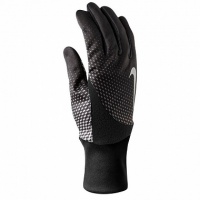 перчатки для бега nike printed element thermal run gloves 2.0 run gloves black/black