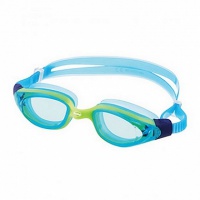 очки для плавания fashy primo 4185-59 голубые линзы, слатовая оправа