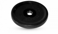 диск олимпийский d51мм евро-классик mb barbell mb-pltbe 10 кг черный