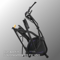 складной эллиптический тренажер clear fit foldingpower fx 450