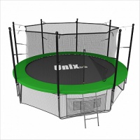 батут unix 14ft (427 см) inside green