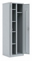 шкаф металлический разборный 2-секционный для одежды и инвентаря ст-22у 1860х800х500мм